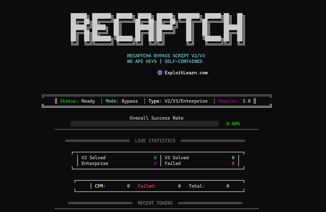 ReCaptcha V2 & V3 Bypass Script (Python) | API Included | Full Source Code