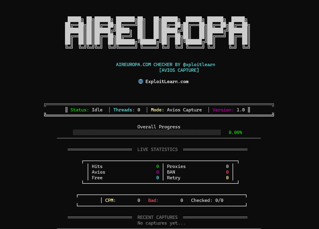 AirEuropa.com Checker | API | AVIOS CAPTURE | Lifetime License