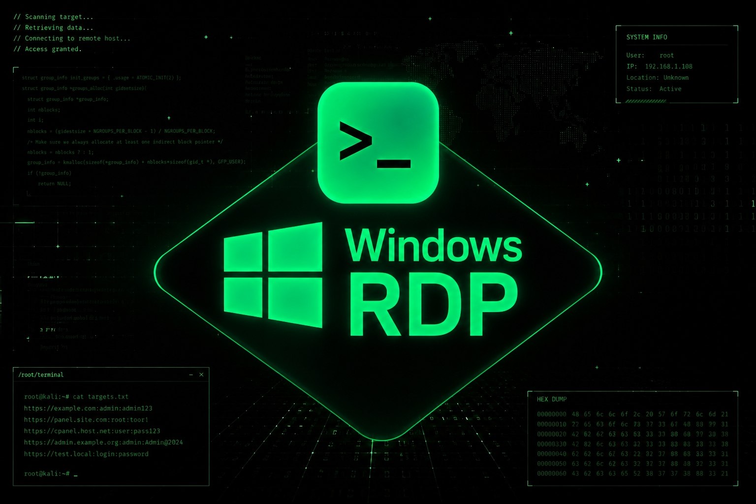 BULLETPROOF RDP | 32GB RAM - 16Cores
